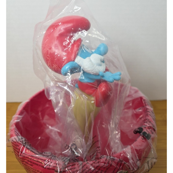 Smurfs Movie 2025 Regal Cinema Popcorn Bucket Papa Smurf Mushroom NEW & SEALED! - Picture 5 of 9